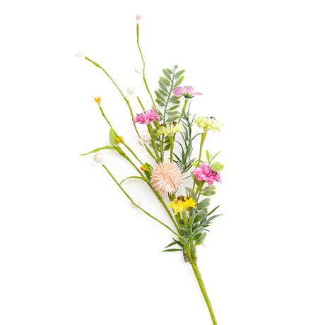 Floare Artificiala Flos Multicolora de 45 cm