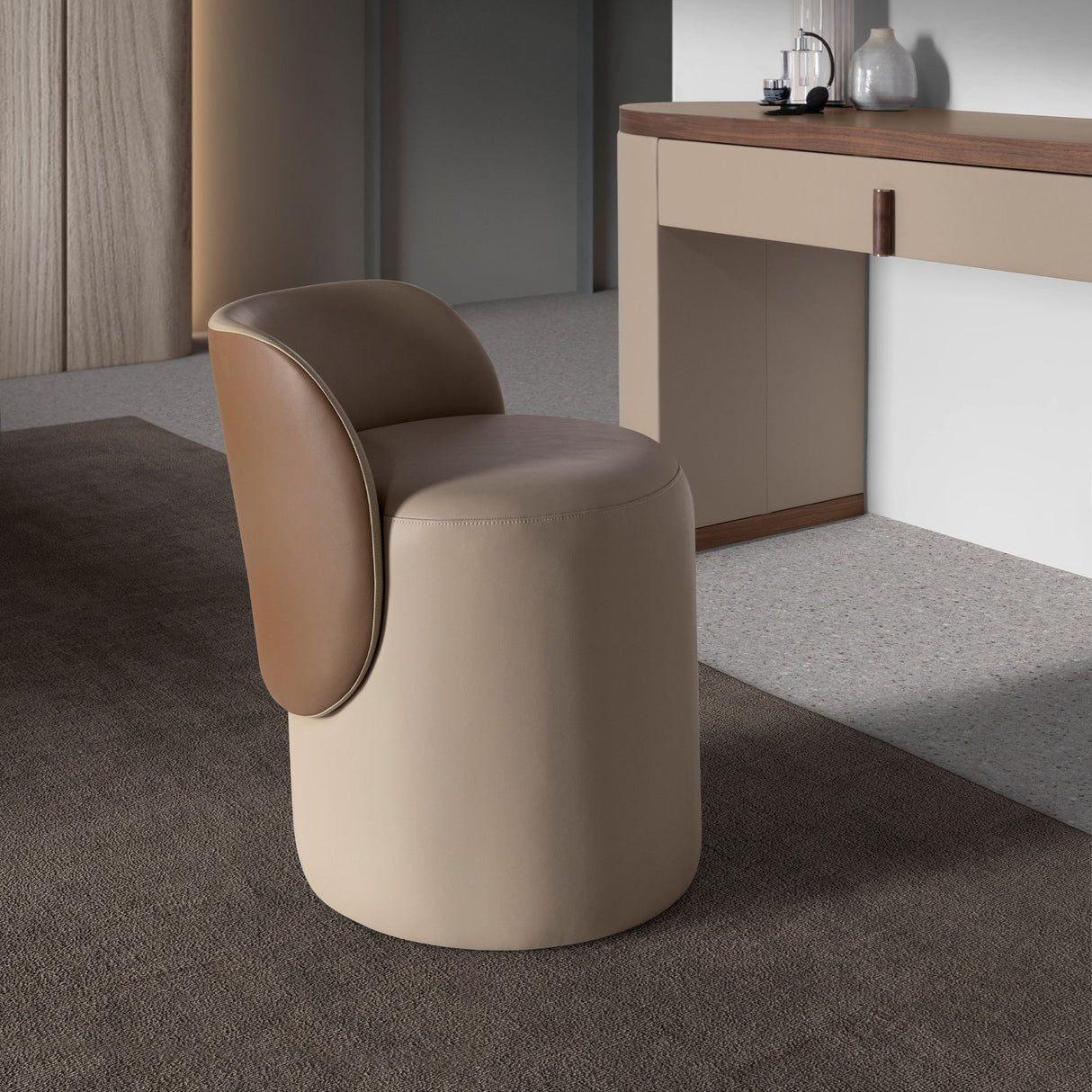 Puf elegant bicolor – confort premium și design modern 5187 Angel Cerda